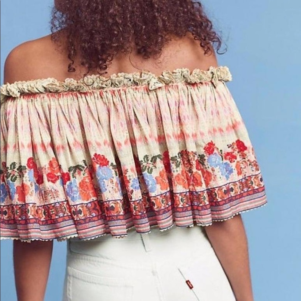Anthropologie Bhanuni by Jyoti Villa Midi Top - Picture 3 of 8